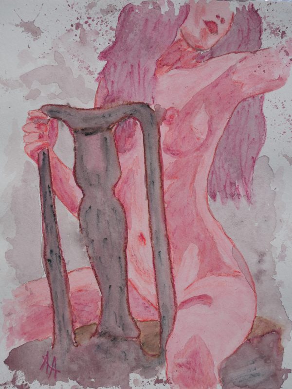 seated nude